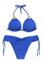 Biquíni Lua Morena Cortininha Azul Violeta Biquíni Lua Morena Cortininha Azul Violeta