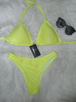 biquíni lurex verde neon biquíni lurex verde neon