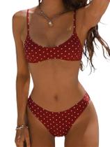 Biquíni MakeMechic, tanga feminina de bolinhas, tamanho XS Biquíni MakeMechic, tanga feminina de bolinhas, tamanho XS