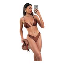 Biquíni Mariah Glow Marrom Biquíni Mariah Glow Marrom