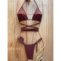 Biquíni marquinha de fita com regulagem top cortininha Biquíni marquinha de fita com regulagem top cortininha