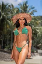 Biquini marquinha de fita fio dental com regulagem FERNANDA Bronze suplex Verão 2024 Biquini marquinha de fita fio dental com regulagem FERNANDA Bronze suplex Verão 2024