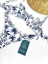 Biquíni Meia Taça Aro Asa Delta Premium com Proteção UV50 - Estampa Farm Grécia Biquíni Meia Taça Aro Asa Delta Premium com Proteção UV50 - Estampa Farm Grécia