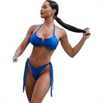 Biquíni Meia Taça Aro Bojo Removível Feminino Fio Dental Praia Conjunto V Hotpant Cintura Alta Luxo Moda Biquíni Meia Taça Aro Bojo Removível Feminino Fio Dental Praia Conjunto V Hotpant Cintura Alta Luxo Moda