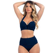 Biquíni Meia Taça Com Bojo Sustentação E Calcinha Hot Pant