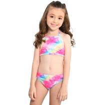 Biquíni Menina Marujos e Sereias com Proteção UV50+ Estampa Tie Dye Biquíni Menina Marujos e Sereias com Proteção UV50+ Estampa Tie Dye
