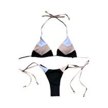 Biquíni Micro Halter Sexy Feminino Com Estampa Tropical E Efeito Push up 2026 Biquíni Micro Halter Sexy Feminino Com Estampa Tropical E Efeito Push up 2026