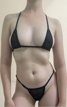 Biquíni Mini Fio Dental microkini arrastao renda sem forro