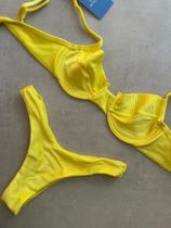 biquíni na car amarelo tam P