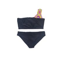 Biquini Niki Macrame Colors Black