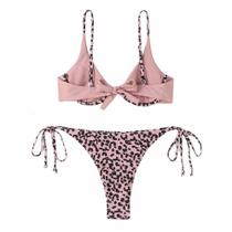Biquíni Nude e Onça Tamanho G Biquíni Nude e Onça Tamanho G