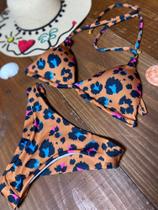 Biquíni onça colorida Biquíni onça colorida