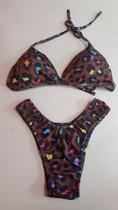 Biquíni onça colorida Biquíni onça colorida