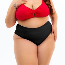 Biquíni Plus Size Calcinha Intermediária com Faixa