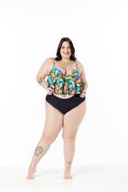 Biquíni Plus Size Cintura Alta E Babado Na Barriga Biquíni Plus Size Cintura Alta E Babado Na Barriga