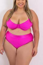 Biquini plus size cintura alta hot paint meia taça premium Biquini plus size cintura alta hot paint meia taça premium