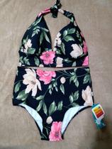 Biquíni plus size com bojo cintura alta