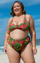 Biquíni Plus Size com Bojo e Calcinha Cintura Alta Fortaleza Biquíni Plus Size com Bojo e Calcinha Cintura Alta Fortaleza