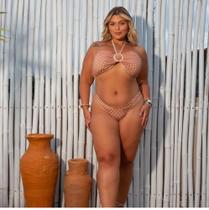 Biquini Plus Size com Bojo Thalassa Biquini Plus Size com Bojo Thalassa
