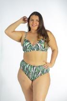 Biquíni Plus Size Estampado Asa Delta com Alta Sustentação Biquíni Plus Size Estampado Asa Delta com Alta Sustentação