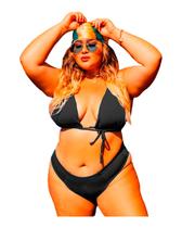 Biquíni Plus Size Feminino Bojo Cavado Verão Moda Praia