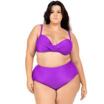 Biquini Plus Size Feminino Com Bojo Cintura Alta Laço Verao Biquini Plus Size Feminino Com Bojo Cintura Alta Laço Verao
