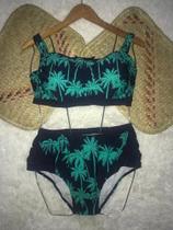 Biquini Plus Size Forrado Premium Feminino Coq. Verde