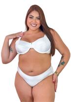 Biquíni Plus Size Regatinha Aro Sem Bojo Calcinha Fio Duplo Biquíni Plus Size Regatinha Aro Sem Bojo Calcinha Fio Duplo