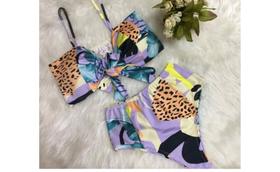 Biquini plus size tamanho G estampado Biquini plus size tamanho G estampado
