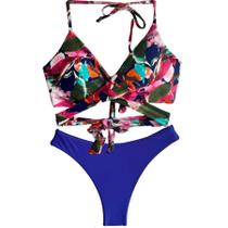 Biquíni Polvo Transpassado Feminino Calcinha sem Costura Biquíni Polvo Transpassado Feminino Calcinha sem Costura