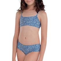 Biquini Praia Infantil Estampado Alta Cobertura Conforto