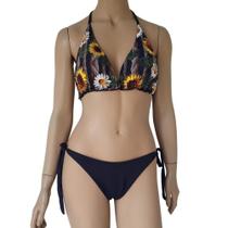 Biquini Praia Preto Asas Delta Bikini Musa De Verão 35