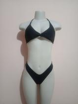 Biquíni Preto Asa Delta