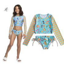Biquíni Proteção Solar Uv 50+ Infantil Feminino Yell 81092 Biquíni Proteção Solar Uv 50+ Infantil Feminino Yell 81092