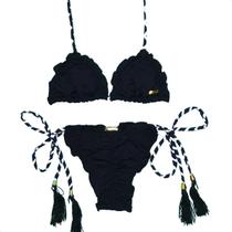 Biquíni Ripple Estampado Levanta Bum Bum com Bojo Praia Feminino Moda