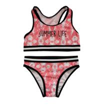 Biquini rosa summer life 12 anos basic +