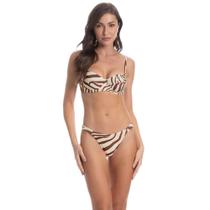 Biquini savana corset slim tira media marrom Biquini savana corset slim tira media marrom