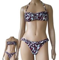 Biquíni sem alça Com Babado Opção De Alça Oferta 533A Biquíni sem alça Com Babado Opção De Alça Oferta 533A