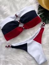 Biquini sem alça com Bojo Zero Transparência Linha Maldivas Biquini sem alça com Bojo Zero Transparência Linha Maldivas