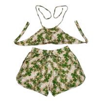 Biquini Short Com Top Cropped/ Com Bojo