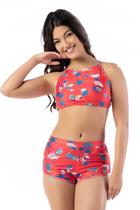 Biquíni Short E Cropped Infantil Juvenil Sem Bojo Biquíni Short E Cropped Infantil Juvenil Sem Bojo