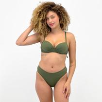 Biquíni Sol Pleno Liso Tanga com Bojo Feminino Biquíni Sol Pleno Liso Tanga com Bojo Feminino