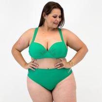 Biquíni Sol Pleno Plus Size Liso String com Bojo Feminino Biquíni Sol Pleno Plus Size Liso String com Bojo Feminino
