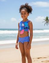 Biquini Stitch Com Orelhas 3d Fofinho Animê