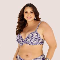 Biquíni Sutiã Avulso com Bojo e Proteção UV Plus Size