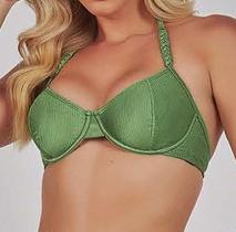 Biquíni Sutiã Dilady 0601104 Meia Taça Alça Trança Liso Biquíni Sutiã Dilady 0601104 Meia Taça Alça Trança Liso