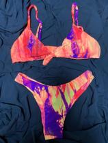 Biquíni Tie Dye Neon Biquíni Tie Dye Neon