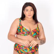 Biquíni Top de Praia Tradicional Plus Size Malawi