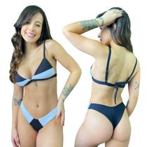 Biquíni Top Fixo Com Bojo Calcinha Asa Delta Blogueira Virgínia Biquíni Top Fixo Com Bojo Calcinha Asa Delta Blogueira Virgínia