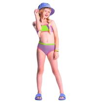 Biquíni top lilás neon proteção uv50+ boca grande Biquíni top lilás neon proteção uv50+ boca grande